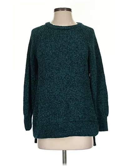 Pre-owned Time And Tru Pullover Sweater In Teal