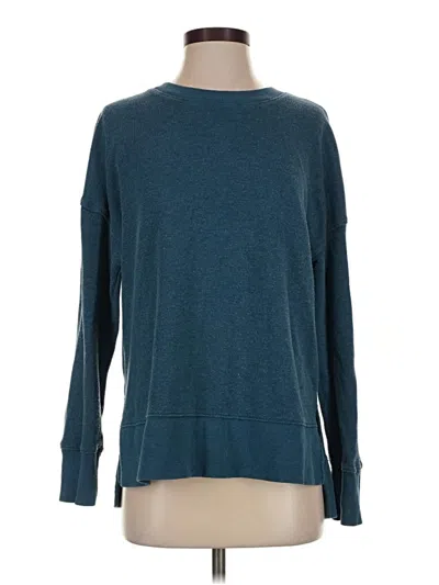 Pre-owned Time And Tru Pullover Sweater In Teal