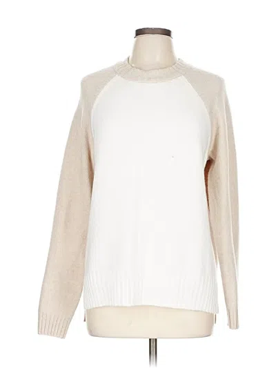 Pre-owned Time And Tru Pullover Sweater In White