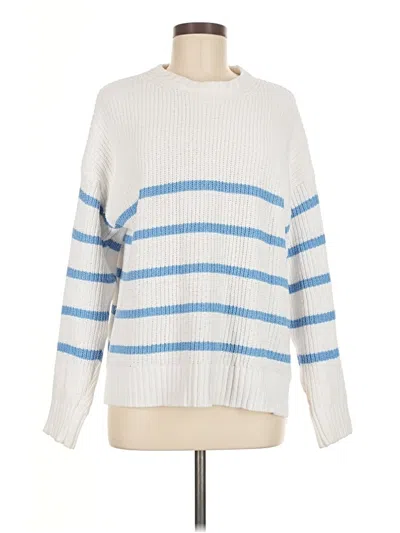Pre-owned Time And Tru Pullover Sweater In White