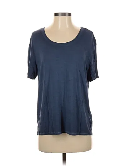 Pre-owned Time And Tru Short Sleeve T-shirt In Blue
