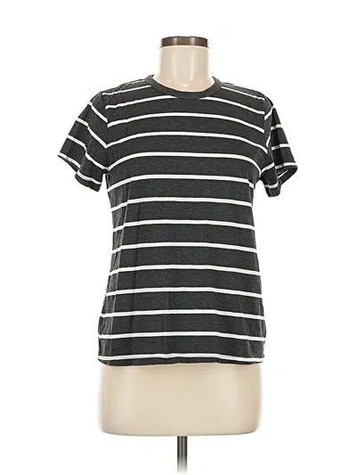 Pre-owned Time And Tru Short Sleeve T-shirt In Gray