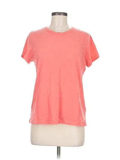 Pre-owned Time And Tru Short Sleeve T-shirt In Orange