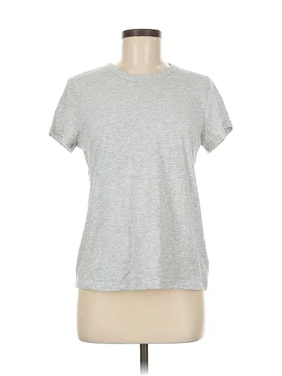 Pre-owned Time And Tru Short Sleeve T-shirt In Silver