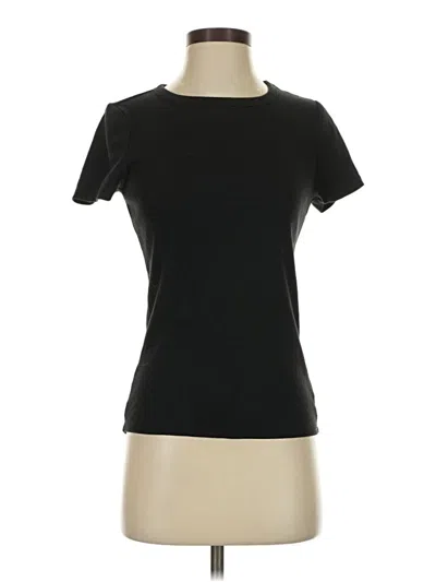 Pre-owned Time And Tru Short Sleeve T-shirt In Black