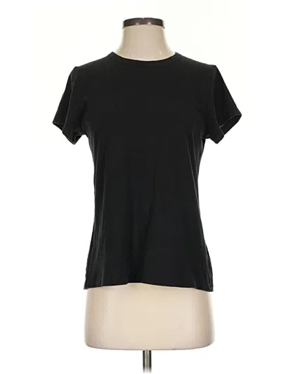 Pre-owned Time And Tru Short Sleeve T-shirt In Black