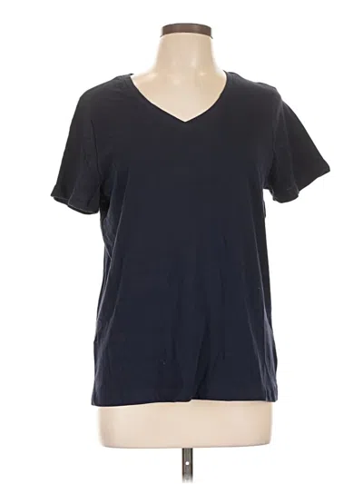 Pre-owned Time And Tru Short Sleeve T-shirt In Blue