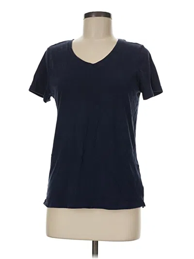 Pre-owned Time And Tru Short Sleeve T-shirt In Blue