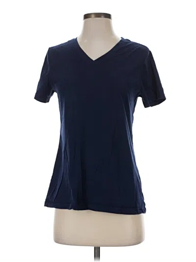 Pre-owned Time And Tru Short Sleeve T-shirt In Blue