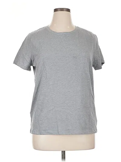 Time And Tru Short Sleeve T-shirt In Gray