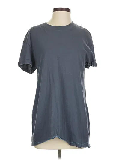 Pre-owned Time And Tru Short Sleeve T-shirt In Gray