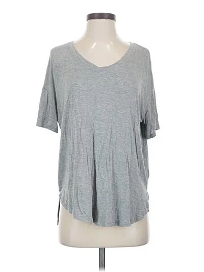 Pre-owned Time And Tru Short Sleeve T-shirt In Gray