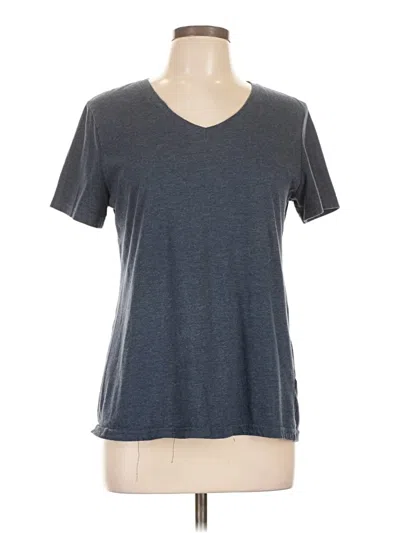Pre-owned Time And Tru Short Sleeve T-shirt In Gray