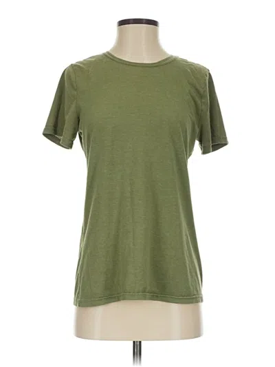 Pre-owned Time And Tru Short Sleeve T-shirt In Green