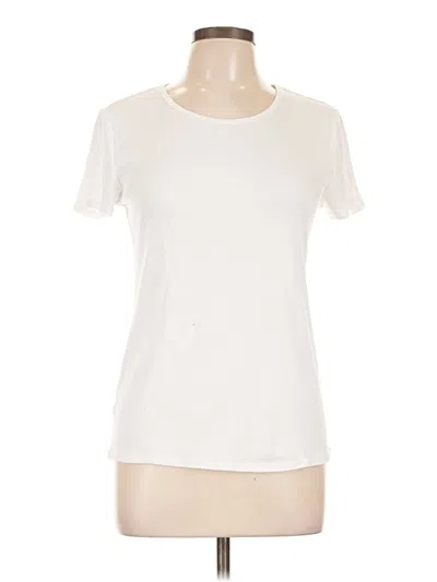 Pre-owned Time And Tru Short Sleeve T-shirt In Ivory
