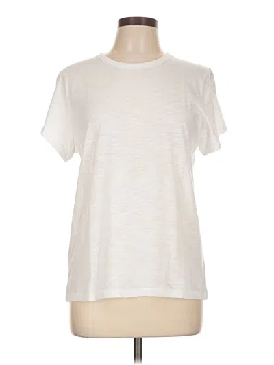 Pre-owned Time And Tru Short Sleeve T-shirt In Ivory