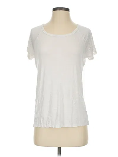 Pre-owned Time And Tru Short Sleeve T-shirt In Ivory