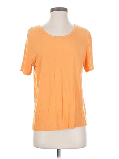 Pre-owned Time And Tru Short Sleeve T-shirt In Orange