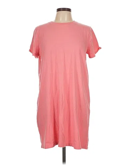 Pre-owned Time And Tru Short Sleeve T-shirt In Pink