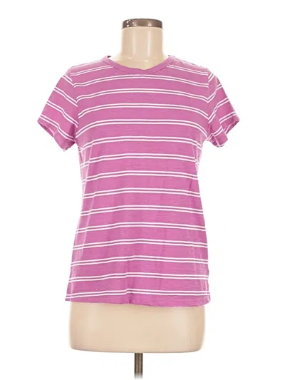 Pre-owned Time And Tru Short Sleeve T-shirt In Pink