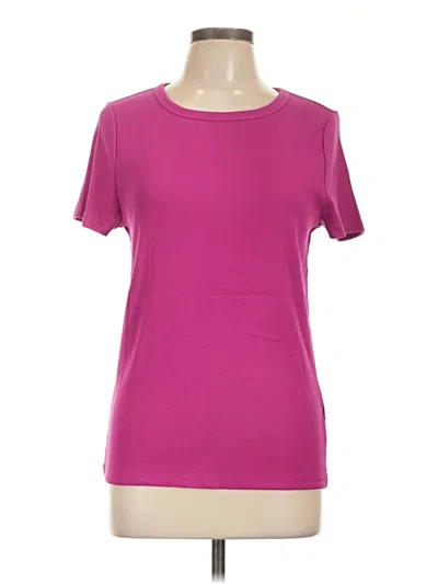 Pre-owned Time And Tru Short Sleeve T-shirt In Pink