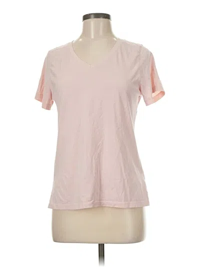 Pre-owned Time And Tru Short Sleeve T-shirt In Pink