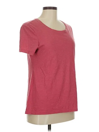 Pre-owned Time And Tru Short Sleeve T-shirt In Red