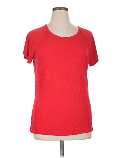 Pre-owned Time And Tru Short Sleeve T-shirt In Red