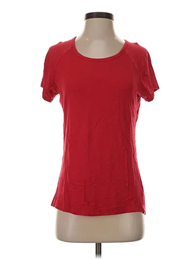 Pre-owned Time And Tru Short Sleeve T-shirt In Red