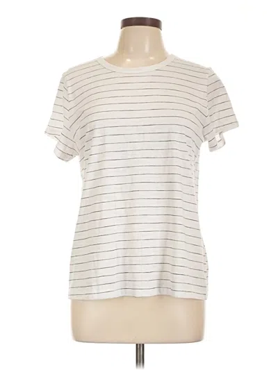 Pre-owned Time And Tru Short Sleeve T-shirt In Silver