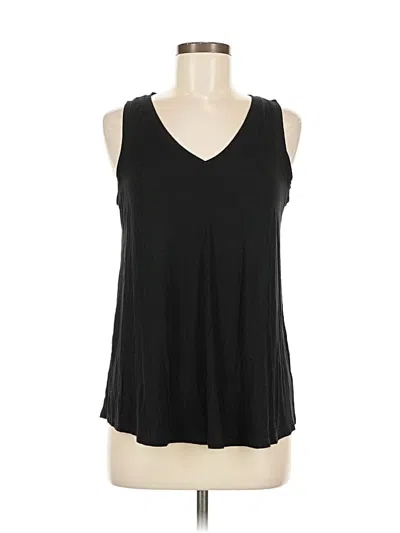 Pre-owned Time And Tru Sleeveless T-shirt In Black