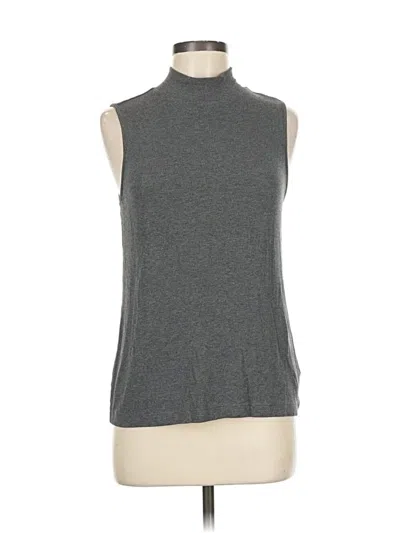 Pre-owned Time And Tru Sleeveless T-shirt In Gray