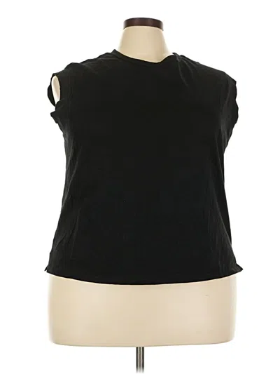 Pre-owned Time And Tru Sleeveless T-shirt In Black