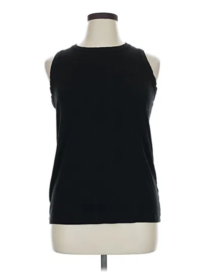 Pre-owned Time And Tru Sleeveless T-shirt In Black