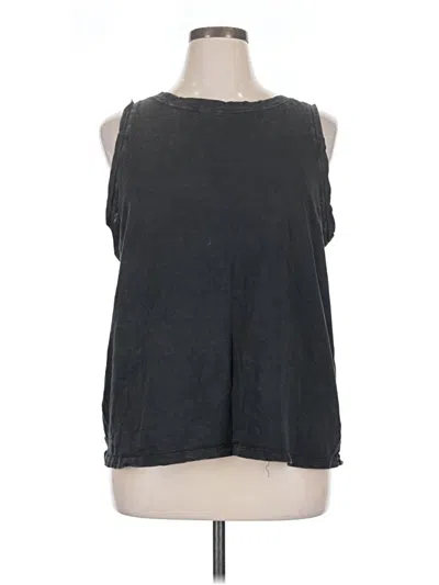 Pre-owned Time And Tru Sleeveless T-shirt In Black