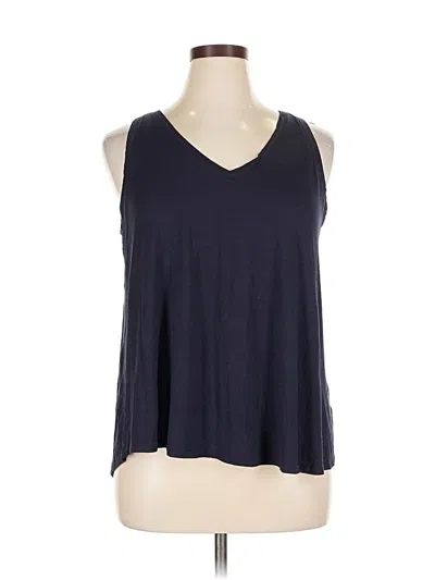 Pre-owned Time And Tru Sleeveless T-shirt In Blue