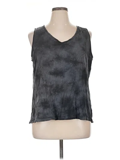 Pre-owned Time And Tru Sleeveless T-shirt In Gray