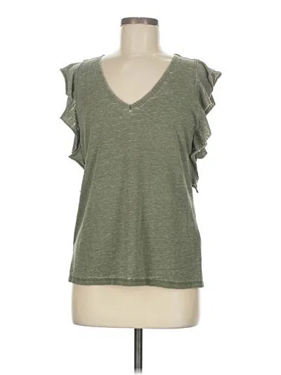 Pre-owned Time And Tru Sleeveless T-shirt In Green