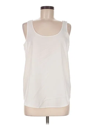 Pre-owned Time And Tru Sleeveless T-shirt In Ivory
