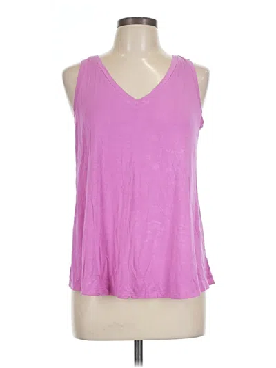 Pre-owned Time And Tru Sleeveless T-shirt In Pink