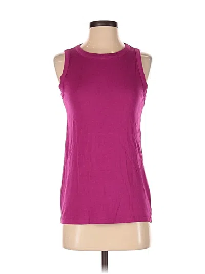 Pre-owned Time And Tru Sleeveless T-shirt In Purple