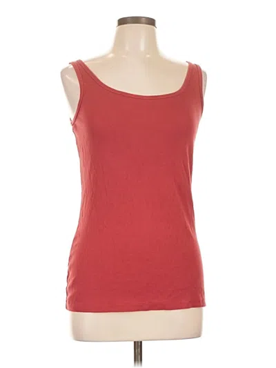 Pre-owned Time And Tru Sleeveless T-shirt In Red