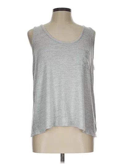 Pre-owned Time And Tru Sleeveless T-shirt In Silver