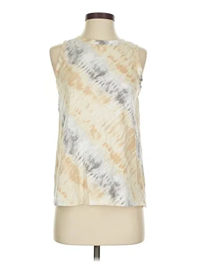 Pre-owned Time And Tru Sleeveless T-shirt In Tan