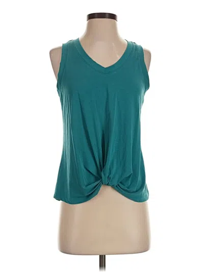 Pre-owned Time And Tru Sleeveless T-shirt In Teal