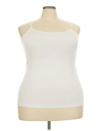 Pre-owned Time And Tru Sleeveless T-shirt In White