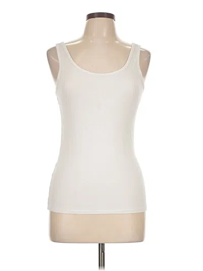 Pre-owned Time And Tru Sleeveless T-shirt In White