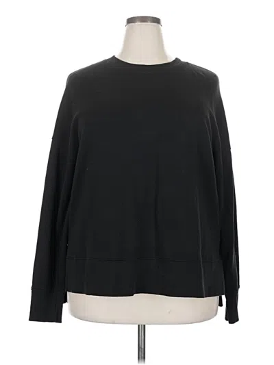 Pre-owned Time And Tru Sweatshirt In Black