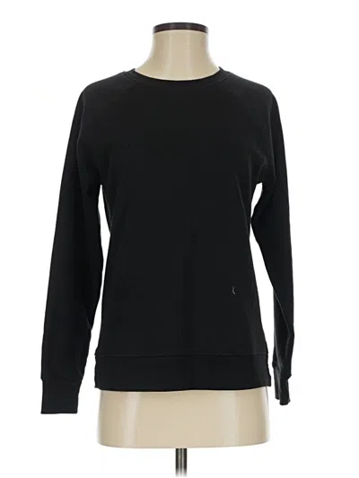 Pre-owned Time And Tru Sweatshirt In Black