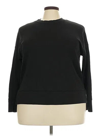 Pre-owned Time And Tru Sweatshirt In Black